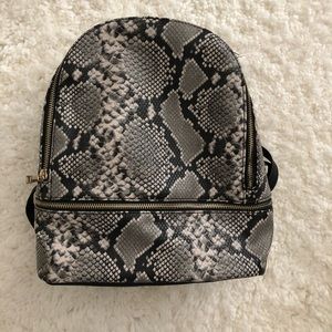 Snake skin Designed backpack